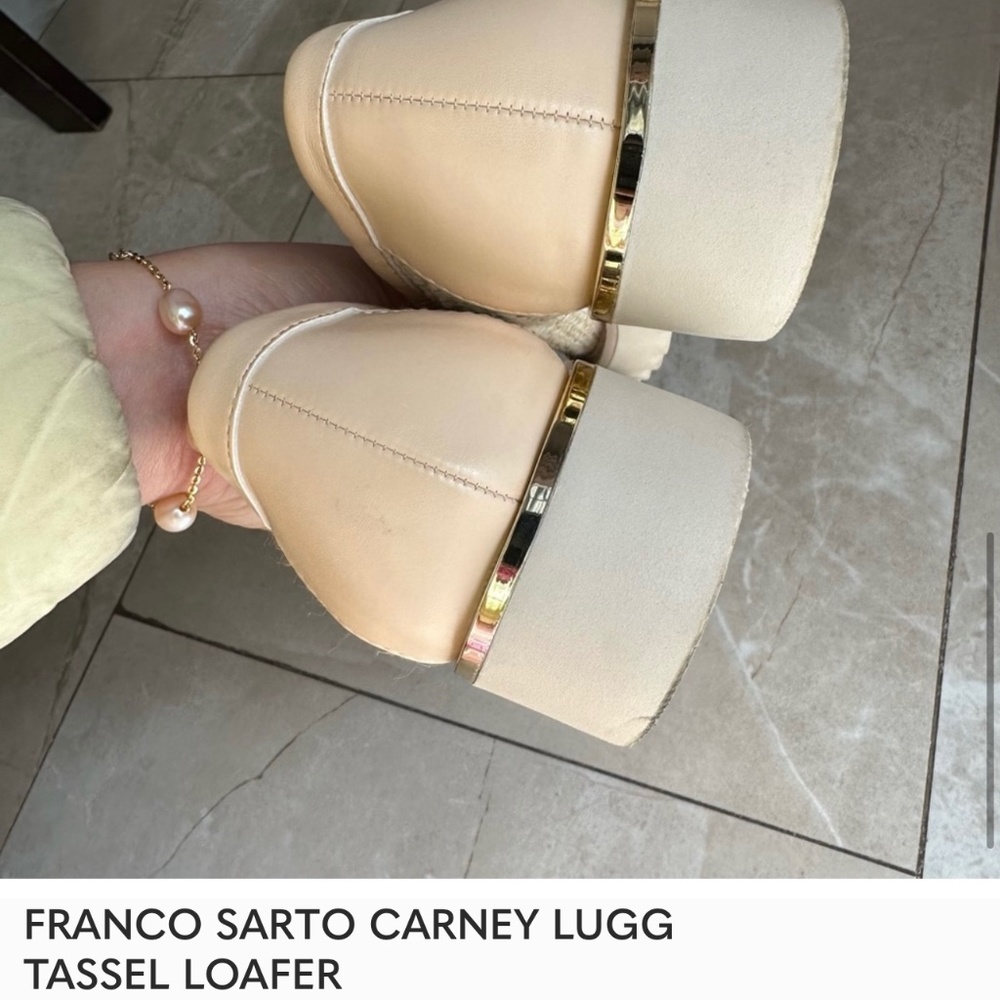 FRANCO SARTO Carney Lug Sole Tassel Loafers